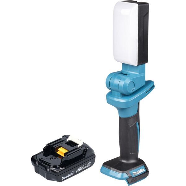 Makita Dml 816 Y1X Lampada Da Lavoro A Batteria 18 V 500 Lm Led + 1X Batteria 1,5 Ah - Senza Caricabatteria-image
