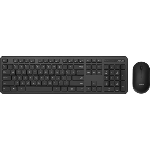 Tastiera Asus CW100 Mouse Incluso Qwerty Universale Senza Fili Rf Us English Nero-image