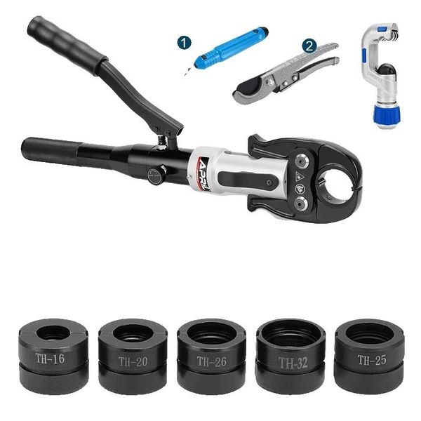 Set Di Utensili Idraulici Per Crimpare, In Lega Di Alluminio, Testa Rotante, TH16 20 25 26 32 Mm-image