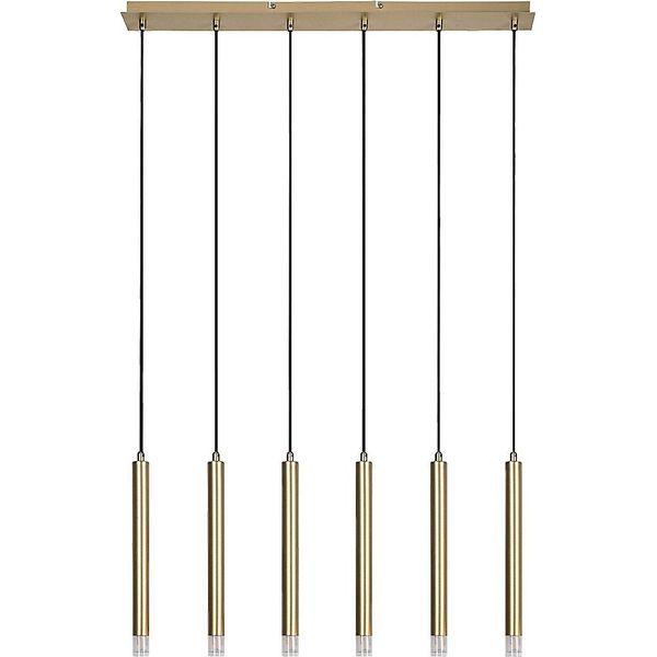 Rabalux 72363 Lampade A Sospensione Ramira G9 6X Max 5 Metallo Acrilico Dorato-image