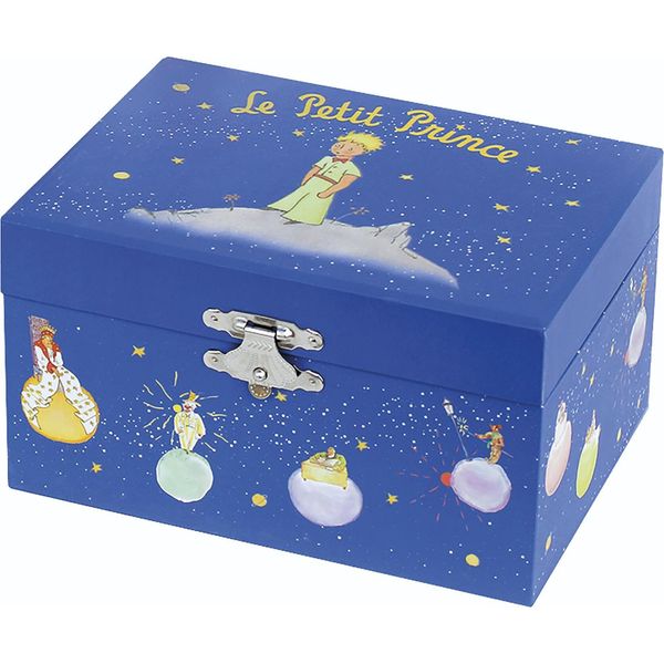 Trousselier Portagioielli Con Musica, Piccolo Principe, Blu, Nottilucente-image