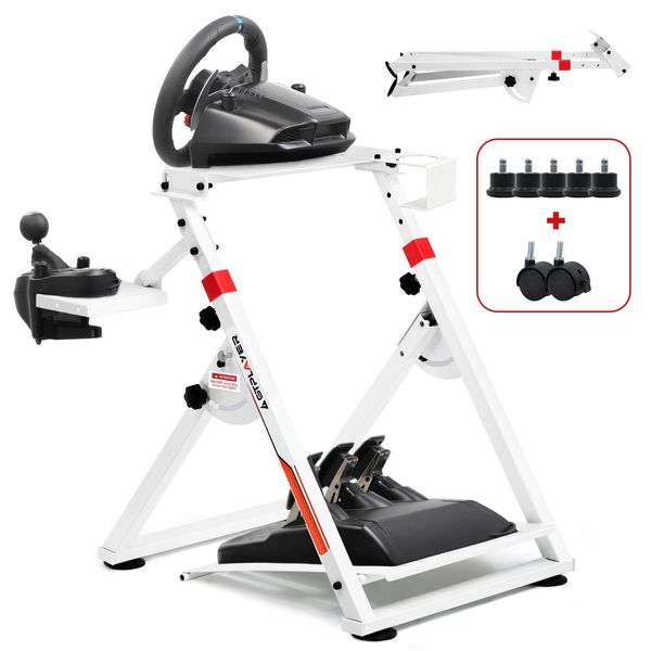 Gtplayer Supporto Per Volante Logitech Supporto Per Volante Da Gioco Supporto Per Volante Da Corsa Con V1 V2 Supporto Per Leva Di Cambio Inclinazione Regolabile PS4-image