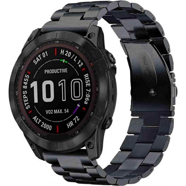 Garmin Fenix 8 - 51 Mm, Garmin Fenix 7X, Garmin Fenix 6X Pro, Garmin Fenix 6X, Garmin Fenix 5X, Garmin Enduro 3 - 51 Mm Cinturino: Cinturino In Acciaio Imoshion Con Ausilio Di Montaggio-image