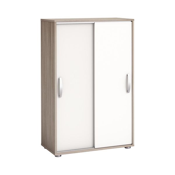 Cassettiera Nano Rovere Shannon/Bianco Perla-image