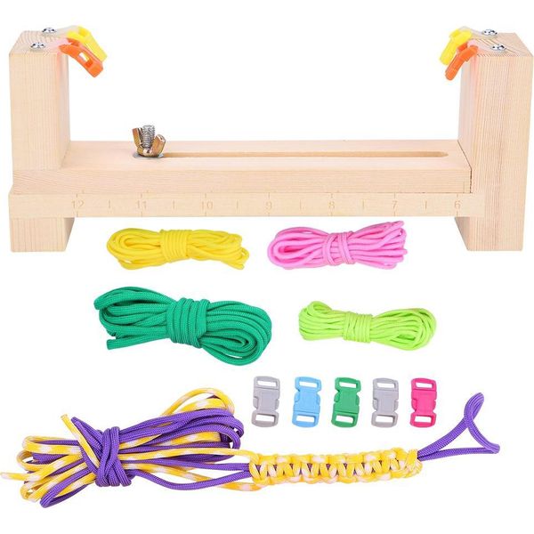 Strumento Di Artigianato Fai Da Te Parachute Umbilical Cord Bracelet Maker Strumento Di Tessitura Del Braccialetto Paracord, Paracord Making Kit Per Braccialetti Cinture Portachiavi-image
