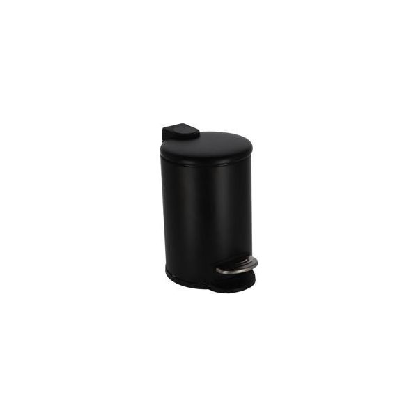 Daily Home Cestino A Pedale 3 L Nero | 2 Pezzi-image