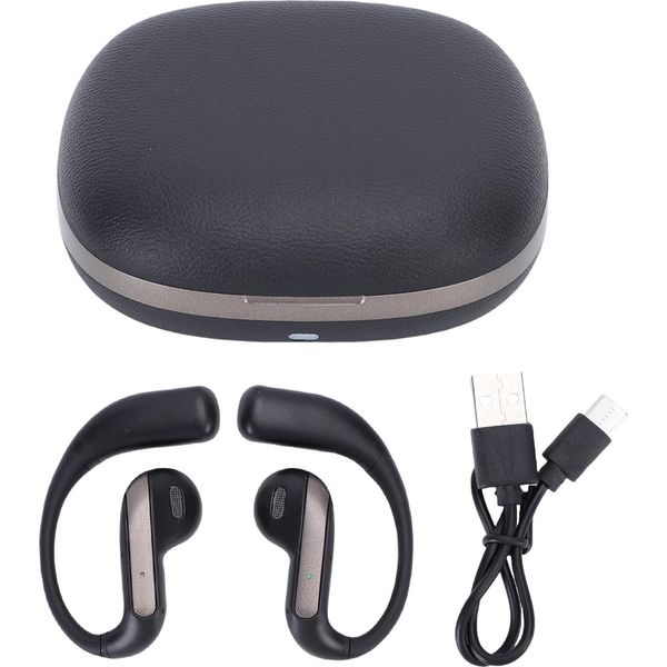 Cuffie Wireless, Leggere, Con Cancellazione Del Rumore, Con Archetto Auricolare Per Lo Studio, Il Lavoro E La Vita Privata, Nero-image