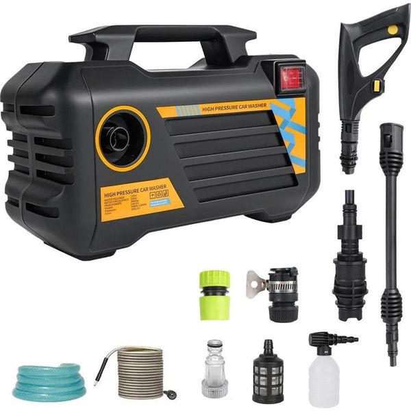 Idropulitrice Elettrica Ad Alta Pressione, Alta Efficienza, Design Portatile, Spina Ue-image