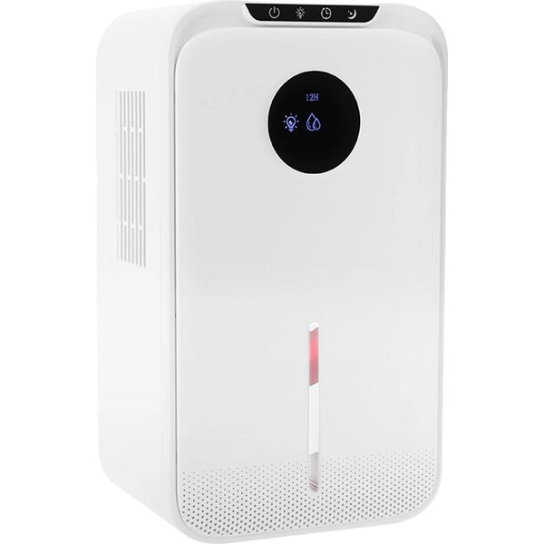 Deumidificatore Elettrico, Capacità 2,5 L, Funzionamento Silenzioso, Bianco-image