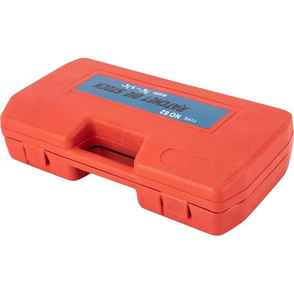Set Per Filettare Tubi, 5 Teste Di Taglio, Impugnatura Ergonomica, Rosso-image