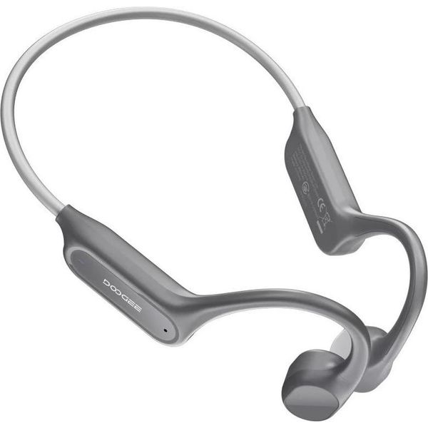 Cuffie A Conduzione Ossea, Impermeabili, Bluetooth 5.4, Grigio-image