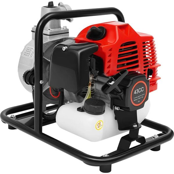 Pompa Dell'acqua, Motore A 2 Tempi, Alta Efficienza, Rosso Nero-image