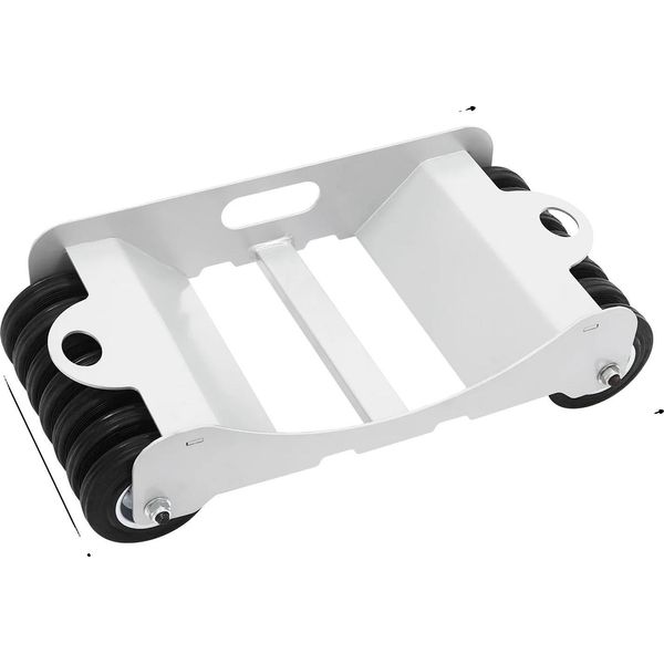 Carrello Per Pneumatici, Portata 4500 Libbre, Struttura Resistente, Bianco-image