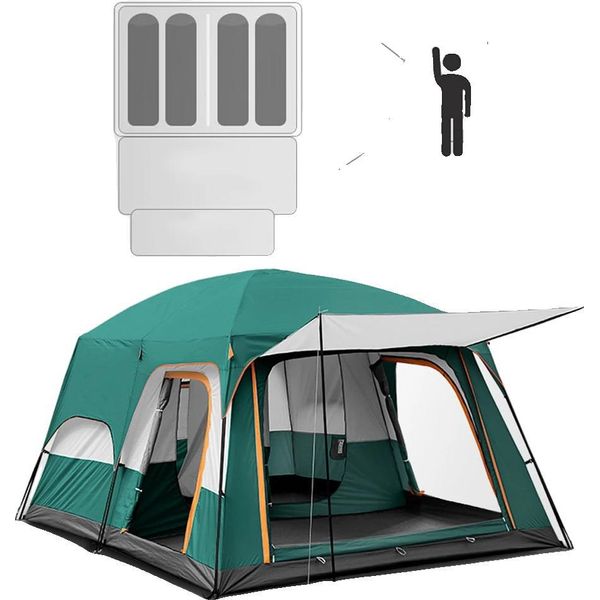 Tenda, Design Spazioso, Resistente Alle Intemperie, Verde Scuro-image