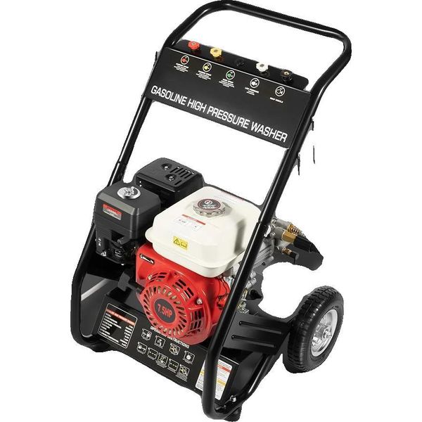 Idropulitrice Ad Alta Pressione, 2200 Psi, 2,3 Gpm, Motore A 4 Tempi, 5 Ugelli Selezionabili, Dimensioni 56 Cm-image