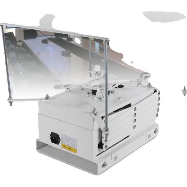 Supporto Per Proiettore Da Soffitto, Acciaio Laminato A Freddo Di Alta Qualità, Regolabile In Altezza, Supporta Fino A 30 Kg, Facile Da Installare, Compatibilità Universale-image