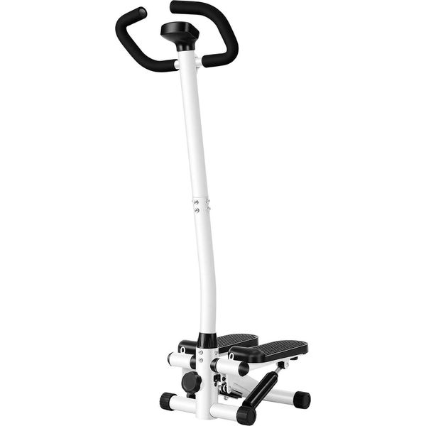 Stepper Fitness, Altezza Regolabile, Display Lcd, Nero-image