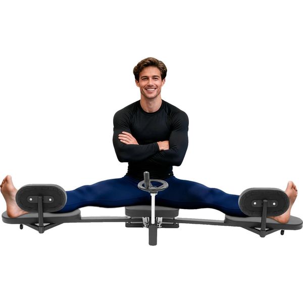 Attrezzo Per L'allungamento Delle Gambe, Portata 100 Kg, Angolo Regolabile 0-210°, Imbottiture Per Le Gambe Dimensioni 42 Cm X 15 Cm, Lunghezza Totale 166 Cm, Peso Lordo 10,35 Kg-image
