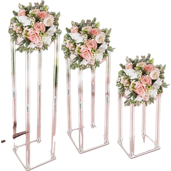 Portafiori In Acrilico, Altezza 40 Cm, Altezza 60 Cm, Altezza 80 Cm, Design Moderno, Riutilizzabile-image