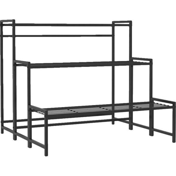 Scaffale Per Piante, Metallo Verniciato A Polvere, Lunghezza 75 Cm, Larghezza 70 Cm, Altezza 66 Cm, Portata 75 Kg-image