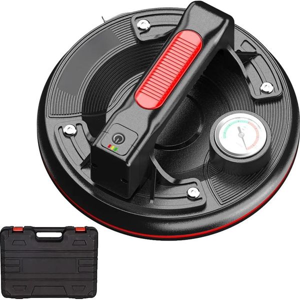 Ventosa, Diametro 20 Cm, Portata 220 Kg, Manometro Intelligente, Materiale Sintetico Ad Alta Resistenza,-image