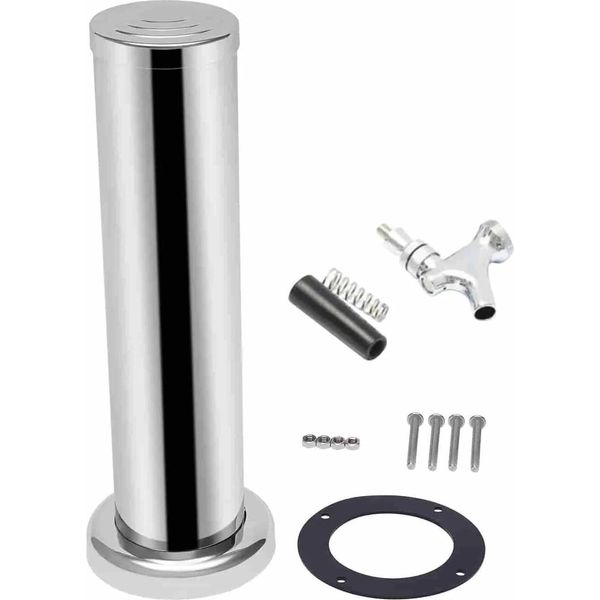 Colonna Per Spillatura Birra, Acciaio Inox, Spillatura Efficiente, Argento-image
