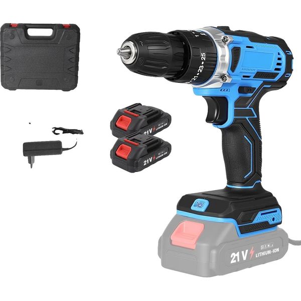 Avvitatore A Batteria, Coppia 35 N·M, Set Iniziale Da 29 Pezzi, 2 Batterie, Ue-image