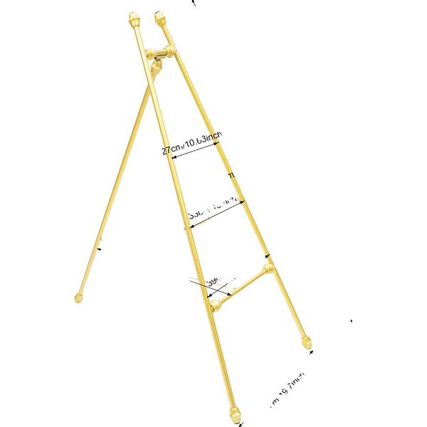 Espositore Da Banco, Inclinazione Regolabile, Portata 5 Kg, Oro-image