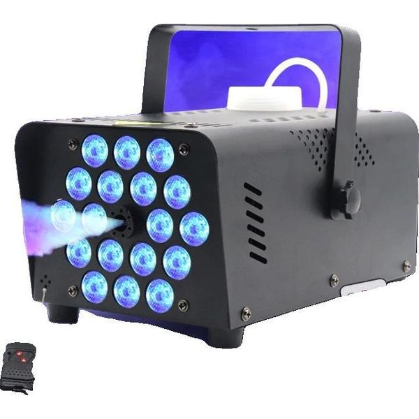 Macchina Del Fumo, Telecomando Senza Fili, Illuminazione Led Rgb, Spina Ue-image