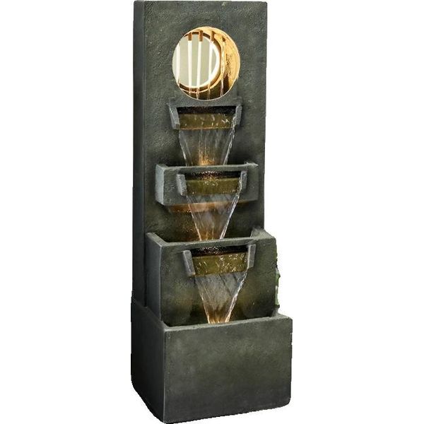 Fontana, Altezza 100 Cm, Lunghezza 36 Cm, Larghezza 27 Cm, Peso 13,60 Kg, Certificata Ul-image