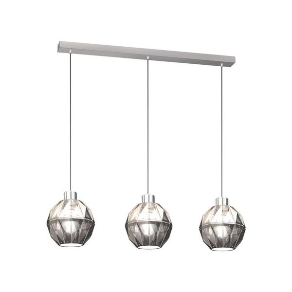 Milagro Led Lampadario A Sospensione Como ML573 Argento, Metallo-image