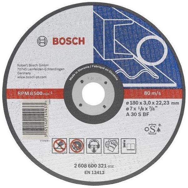 Bosch Pro Disco Da Taglio Per Metalli 125 X 2,5 X 22,23 Mm - 2608600394-image