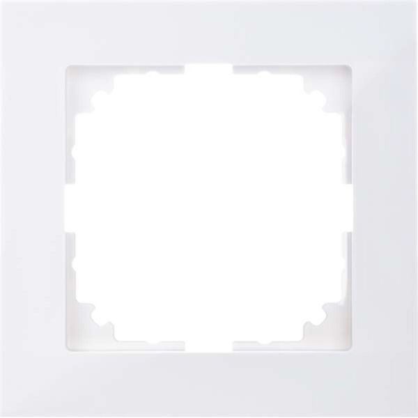 Merten MEG4010-3619 Cornice M-Pure, A 1 Attacco, Bianco Polare, M-Pure-image