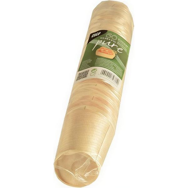 Papstar Ciotole Per Alimenti Per Le Dita Rotonde In Legno Puro Ø 6 Cm 50 Pezzi-image