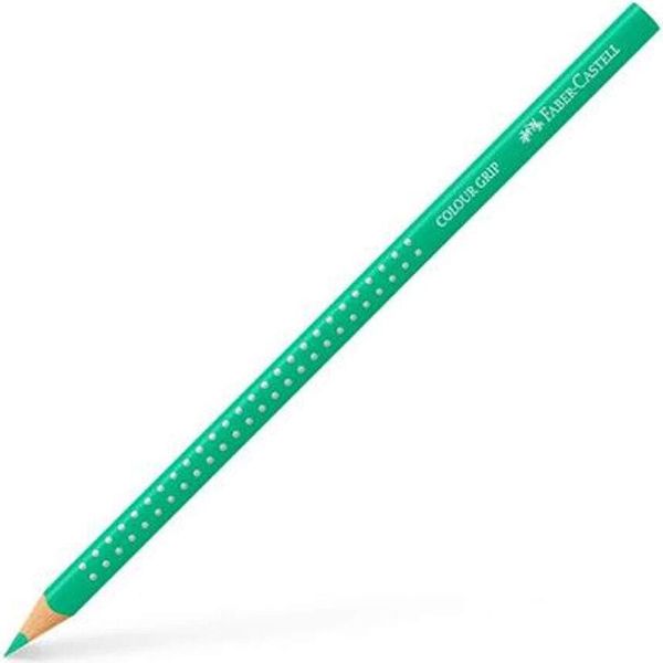 FABER-CASTELL 112462 Matita Colorata Colour Grip - Verde Ftalo Chiaro-image