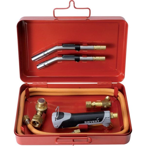 Sievert Promatic 1000 Set Per Saldatura Dura/Morbida Con Custodia In Lamiera D'acciaio - 761010-image
