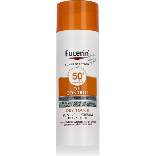 Eucerin Crema Gel Solare Controllo Olio Tocco Secco Fps50 50 Ml-image