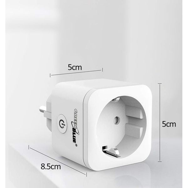 Presa Intelligente Wifi Wi-Fi Wlan Presa Intelligente Plug Alexa Google Home Google Assistant Siri Smart Home 2.4Ghz-image