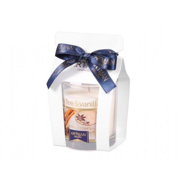 Candela Nohel Garden In Vetro Cookies Al Profumo Di Caffè E Vaniglia 180G-image