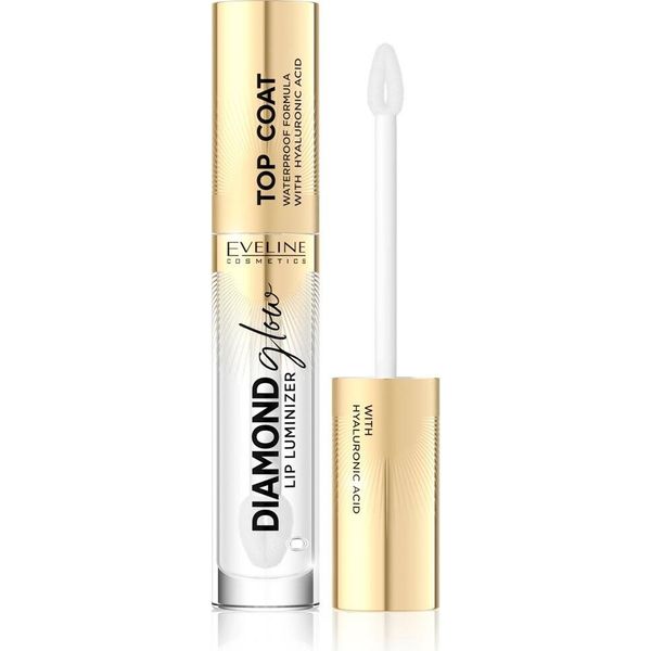 Eveline Cosmetics Diamond Glow Lip Luminizer - Lucidalabbra Con Acido Ialuronico 01, 4,5 Ml / → Lucidalabbra Con Acido Ialuronico - Diamond Glow Luminizer 4,5 Ml-image