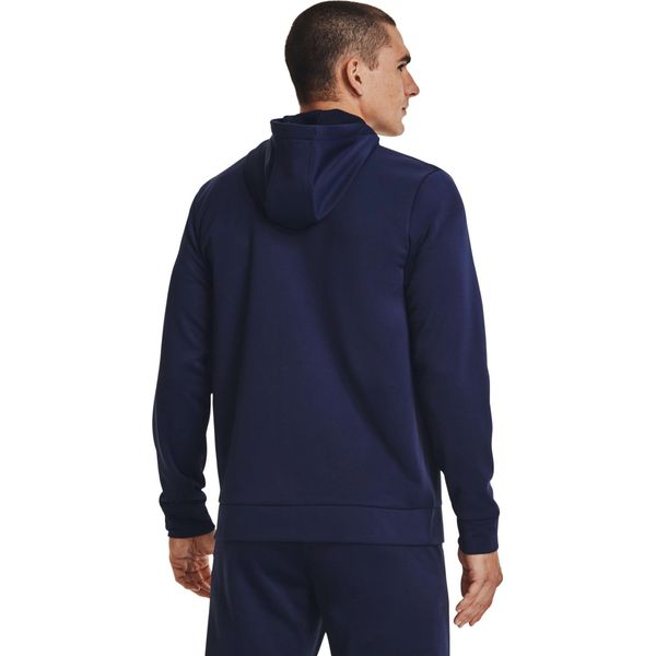 Under Armour Ua Armour Fleece Fz Felpa Con Cappuccio-Nvy - Xl-image