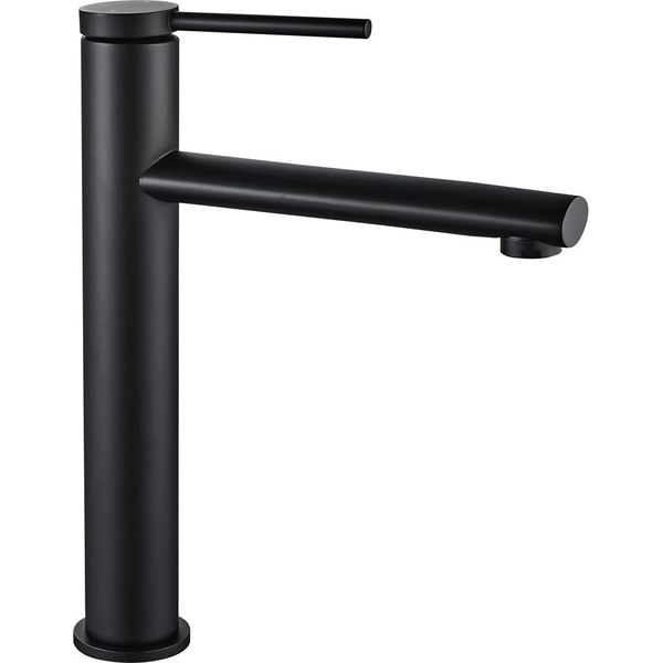 Rubinetto Da Lavabo Rea Oval Black High-image