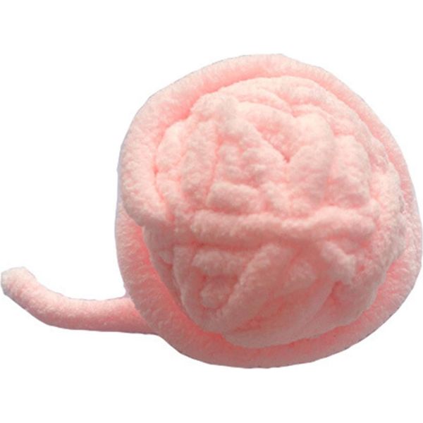 Gomitolo Per Gatti Divertente, Interattivo E Resistente Ai Morsi, Con Campanellino Per Gatti, Gattini E Cuccioli Rosa-image