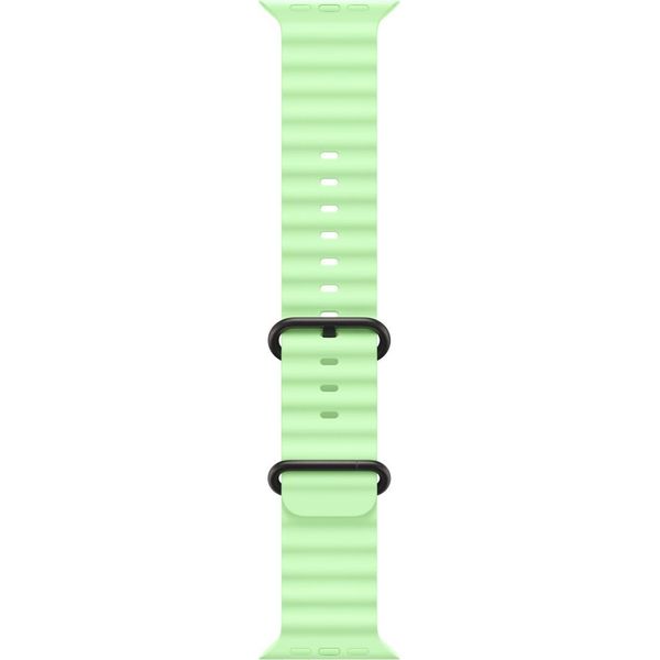 Apple Black Titanium Finish Band Verde Fluoroelastomero, Titanio-image