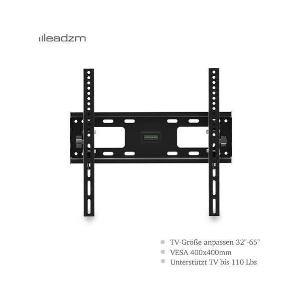 Fch Supporto A Parete Per Tv Da 32-65 Pollici Supporto A Parete Lcd Led Vesa 400X400 Inclinabile Piatto Portata 50 Kg-image
