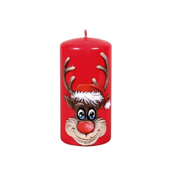Nohel Garden Candle Sob Headed Christmas Ball D7X14Cm-image