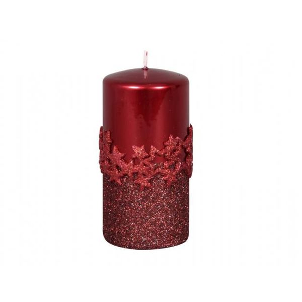Nohel Garden Candle Ice Star Nuovo Cilindro Natalizio D7X14Cm-image