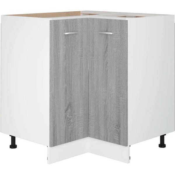 Syfax™ Armadietto Cucina “Lyon” Grigio Sonoma 75,5X75,5X81,5 Cm-image