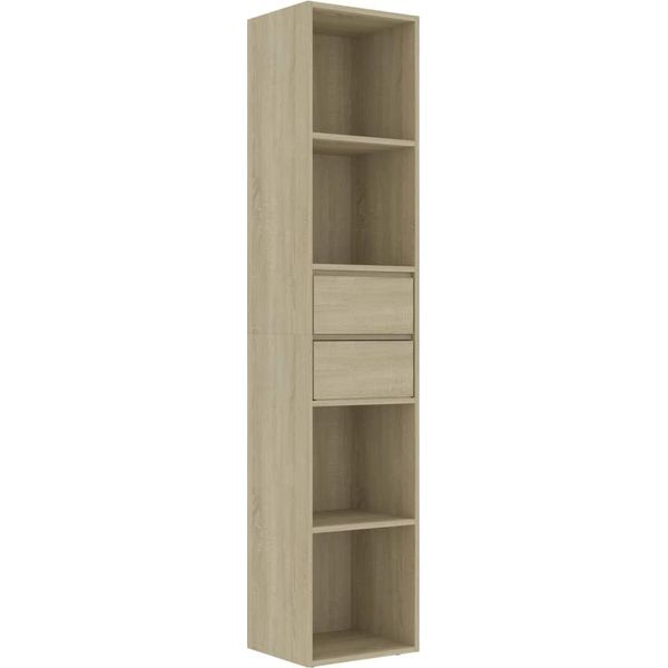 Syfax™ Libreria Rovere Sonoma 36X30X171 Cm In Legno Multistrato-image