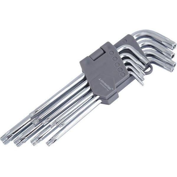 Chiave A Perno Da 180 Mm Per Viti Torx, T10 - T50, 9 Pz.-image